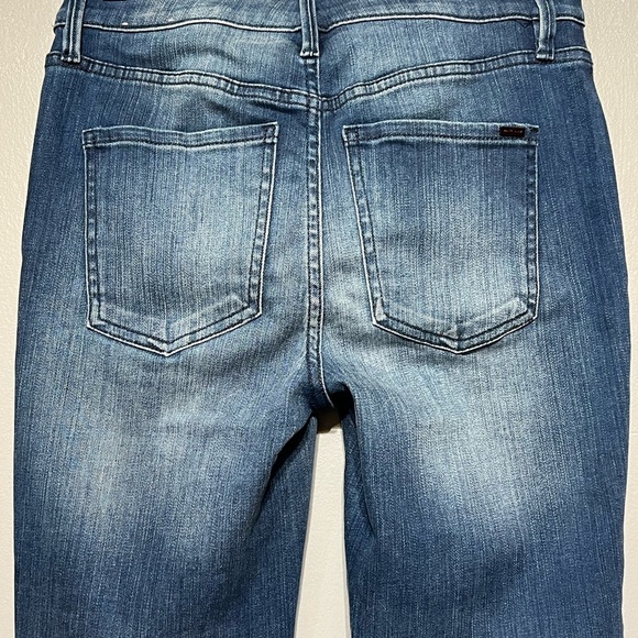 White House Black Market Beaded Tuxedo Jeans Striped High-Rise Skinny Ankle 00 - Picture 7 of 16